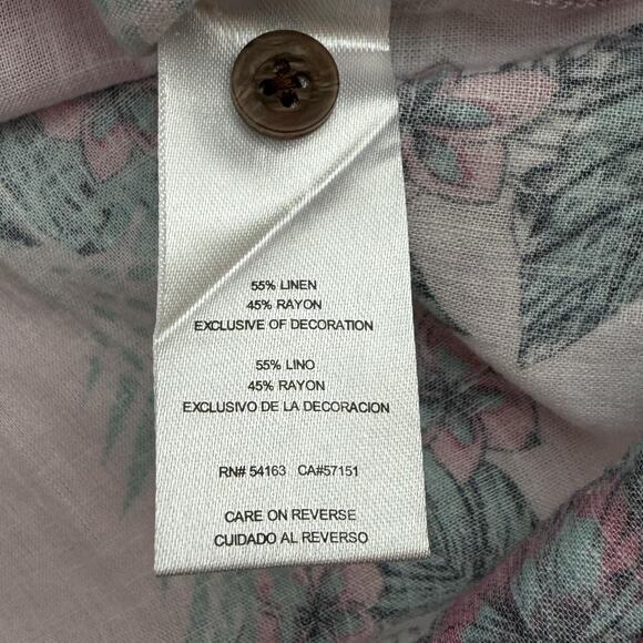 Philadelphia Eagles Shirt Womens XL Pink NFL Football Margaritaville Floral - Picture 9 of 15